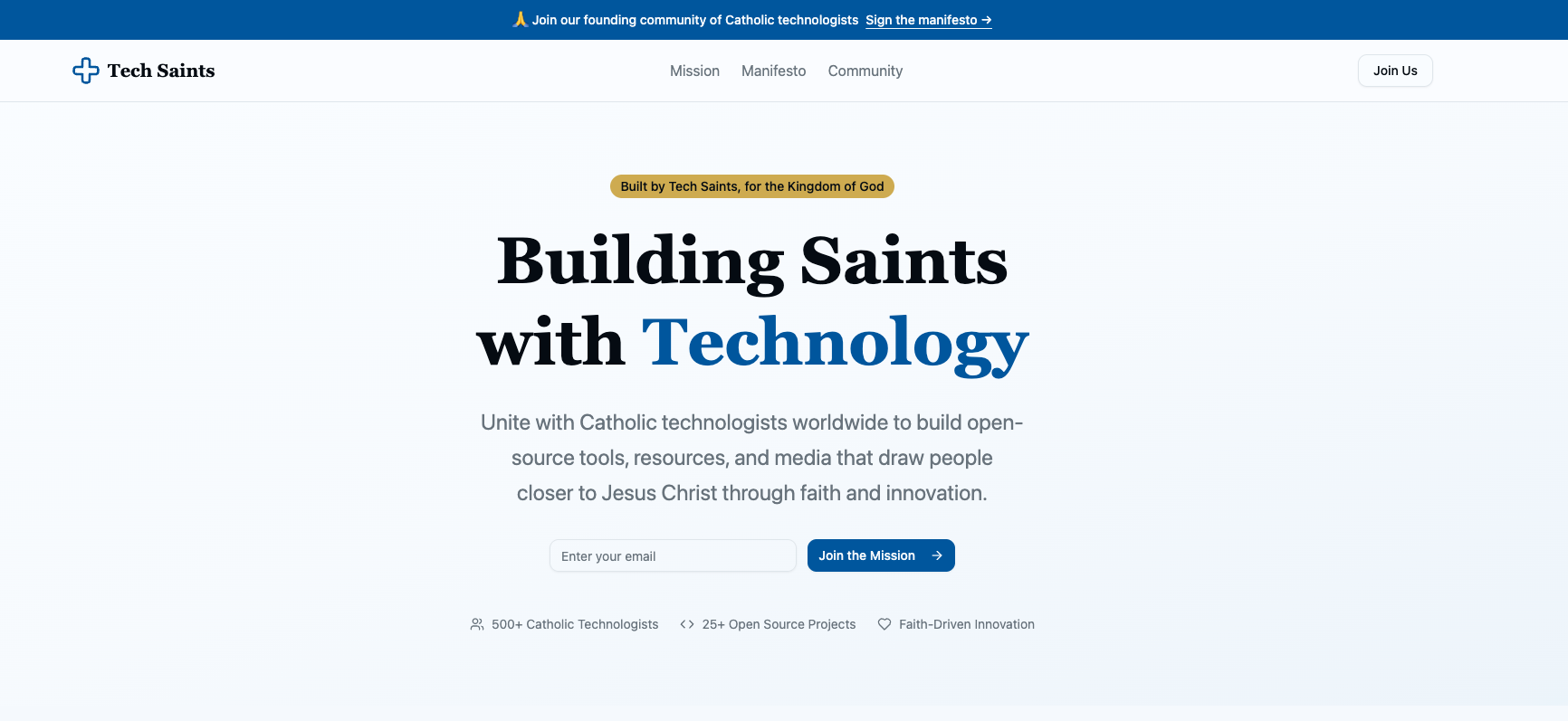 Tech Saints Website